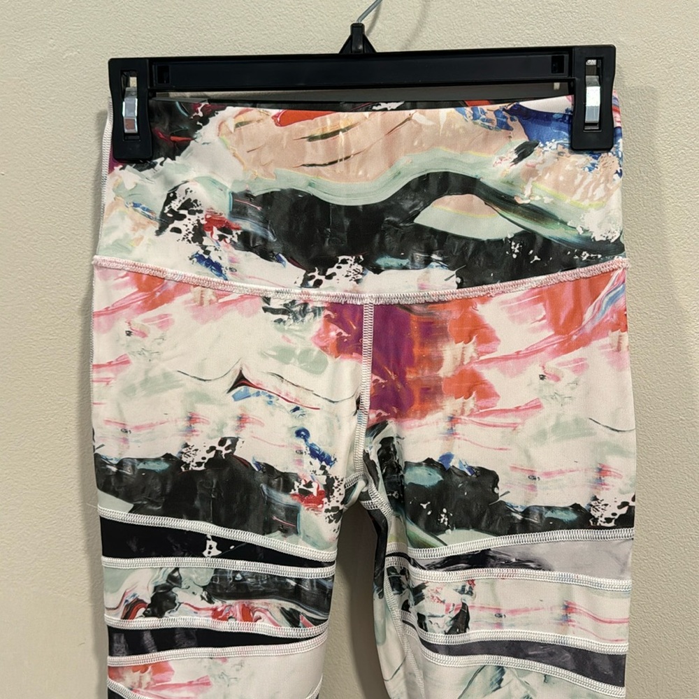 Lululemon Patchwork Multicolor Legging In Pink, W… - image 4